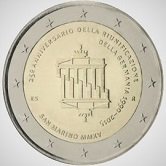 San Marino Commemorative Coin 2015 - German Unification