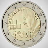 Estonian Commemorative Coin 2016 - Paul Keres