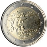 San Marino Commemorative Coin 2016 - Donatello