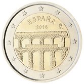 Spanish Commemorative Coin 2016 - Aqueduct of Sergovia