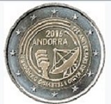 Andorran Commemorative Coin 2016 - 25 years television