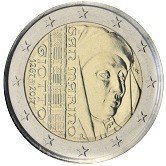 San Marino Commemorative Coin 2017 - Giotto di Bondone