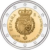 Spanish Commemorative Coin 2018 - Birthday of King Felipe VI