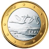 Finnish 1 Euro €  coin