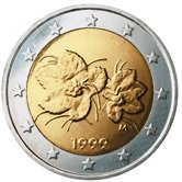 Finnish 2 Euro € coin