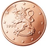 Finnish 5 cent coin