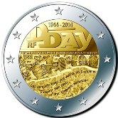 French Commemorative Coin 2014 - Landings in Normandy