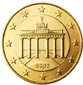German 10 cent coin