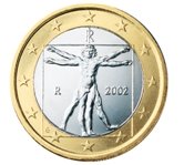 Italian 1 Euro €  coin