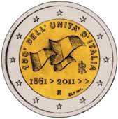 Italian Commemorative Coin 2011 - Unification of Italy