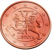 Lithuanian 1 cent coin