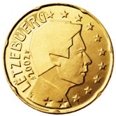 Luxembourg 20 cent coin