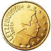Luxembourg 50 cent coin