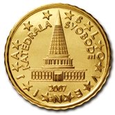 Slovenian 10 cent coin