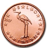 Slovenian 1 cent coin