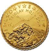 Slovenian 50 cent coin