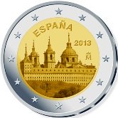 Spanish Commemorative Coin 2013 - San Lorenzo del Escorial Monastery